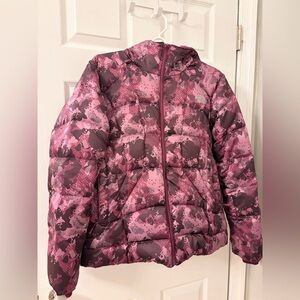 The North Face Destiny 550 Fill Down Novelty Snow Jacket Womens M Purple Winter